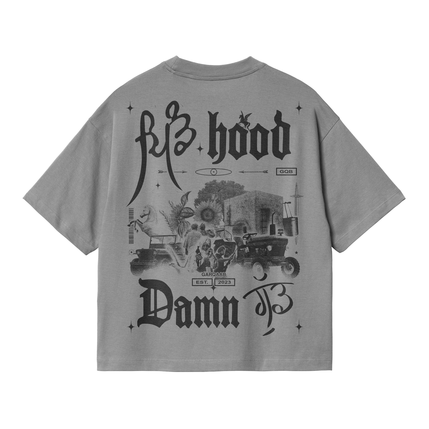 PIND HOOD OVERSIZED T-SHIRT