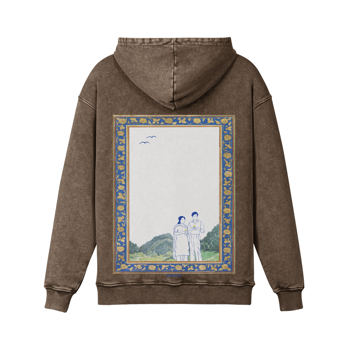 Amrita Imroz Oversized Hoodie Brown