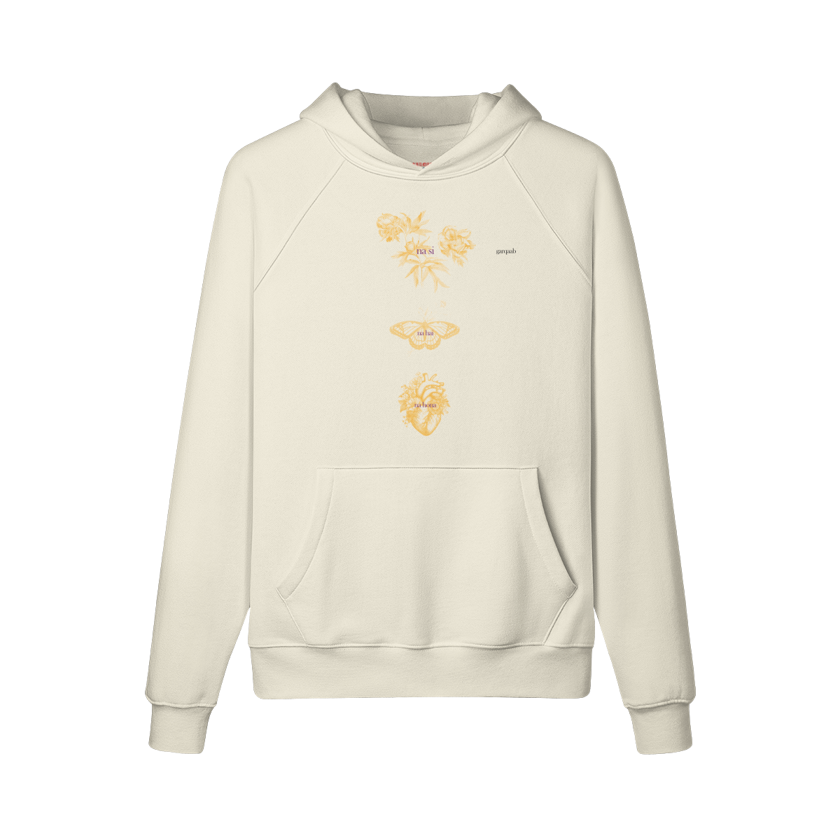 More Beautiful Fleece-Lined Hoodie Apricot