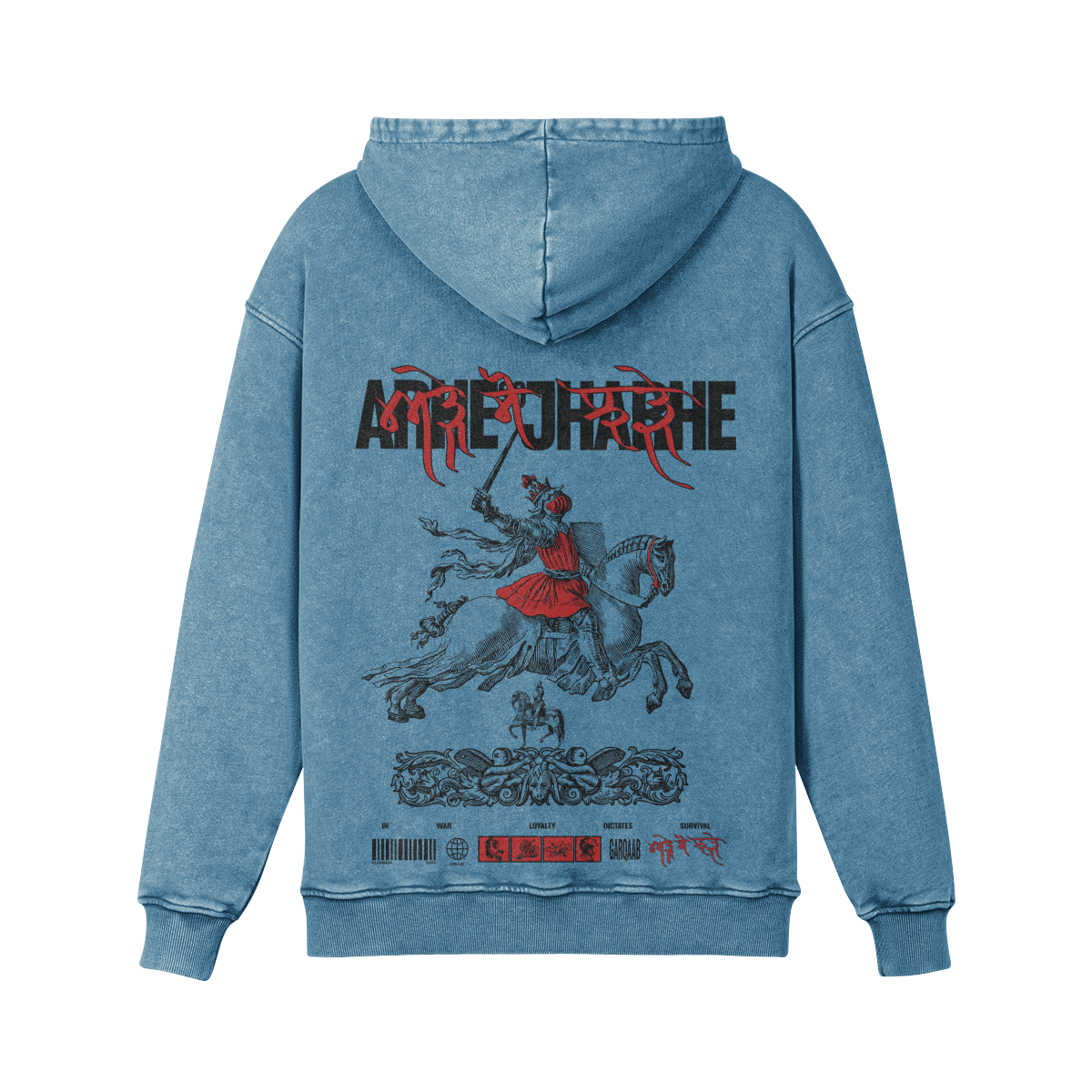 Arhe So Jharhe Oversized Hoodie Blue