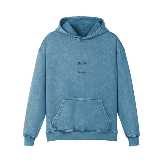 Ski Mask Oversized Hoodie Blue