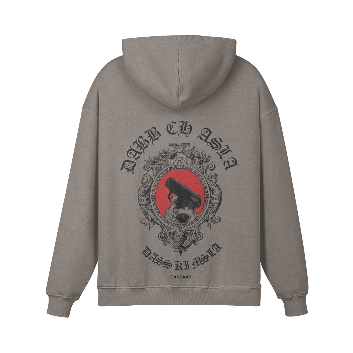Dabb ch Asla Oversized Hoodie Grey