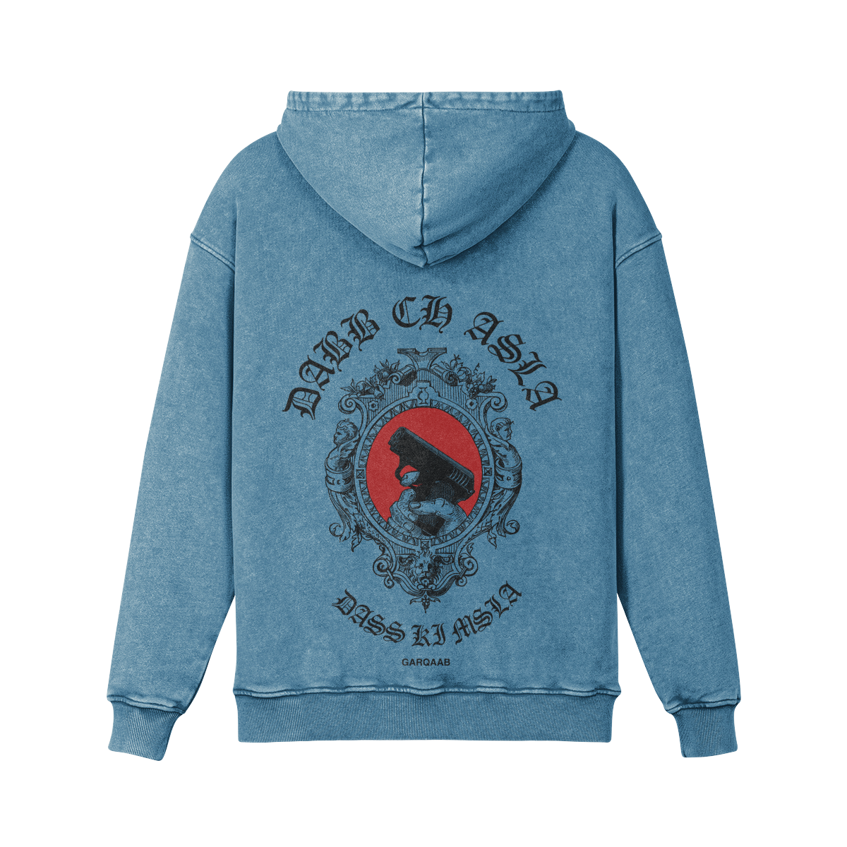 Dabb Ch Asla Oversized Hoodie Blue