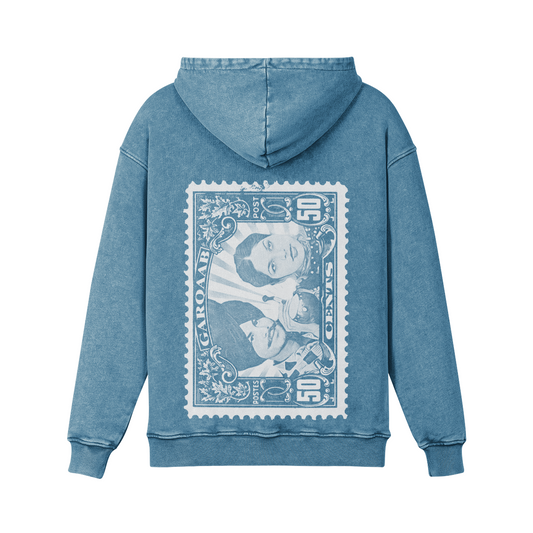 Chamkila Postage Oversized Hoodie Blue