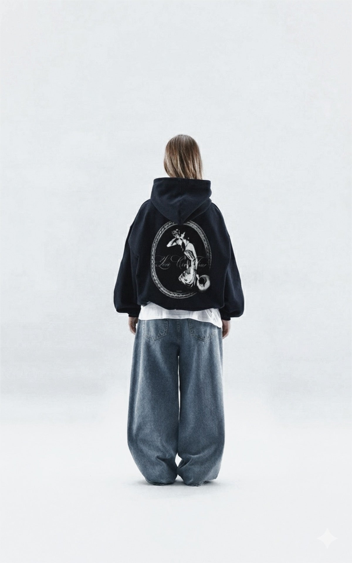LOVE OVER FEAR OVERSIZED HOODIE