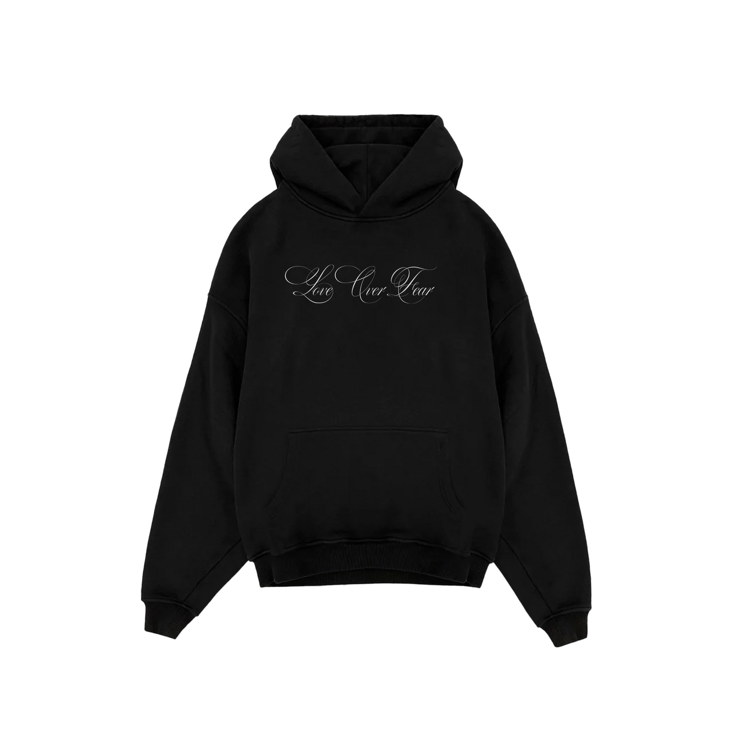 LOVE OVER FEAR OVERSIZED HOODIE