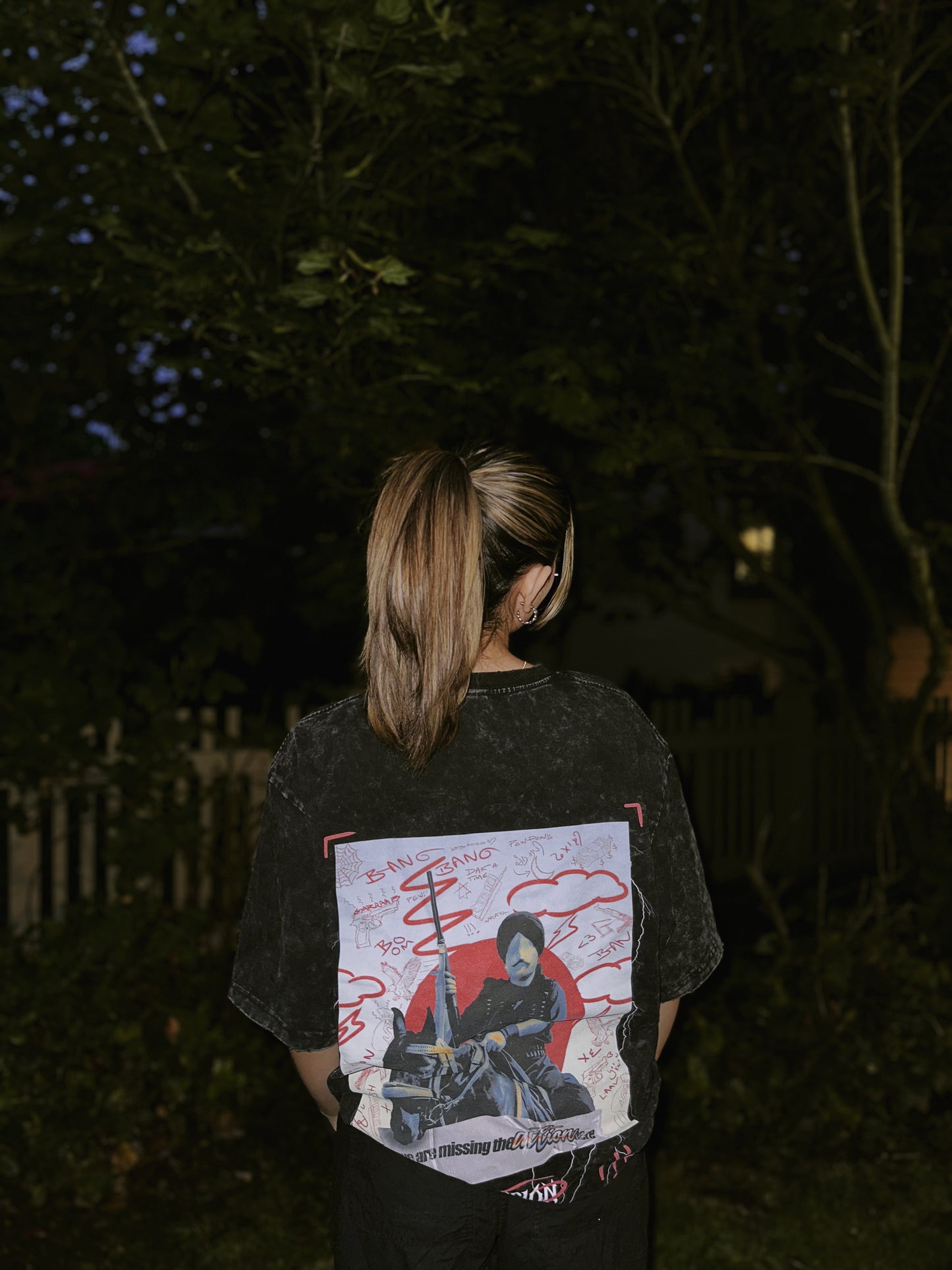Jeona Maurh | Action Missing Oversized T-Shirt