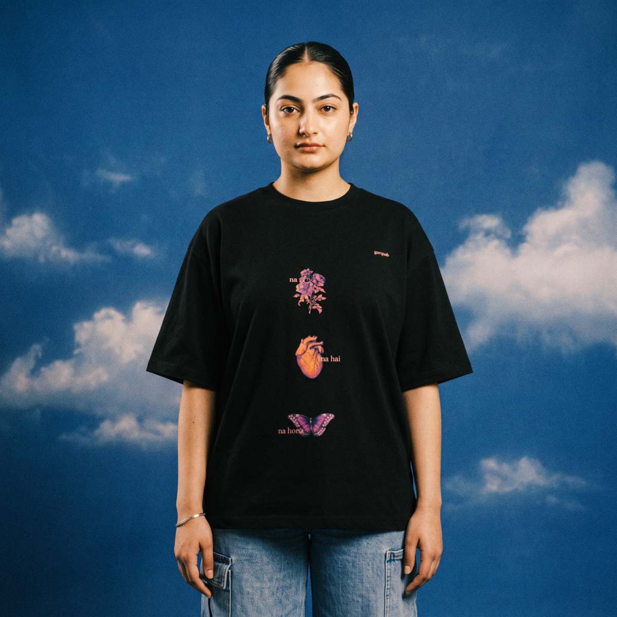 MORE BEAUTIFUL OVERSIZED T-SHIRT BLACK