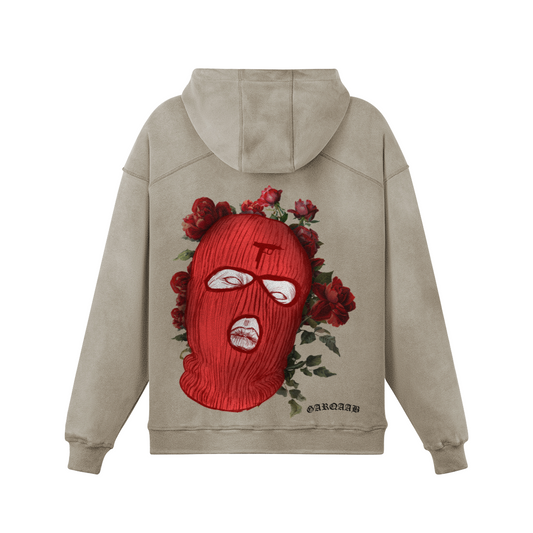 Ski Mask Oversized Hoodie Grullo