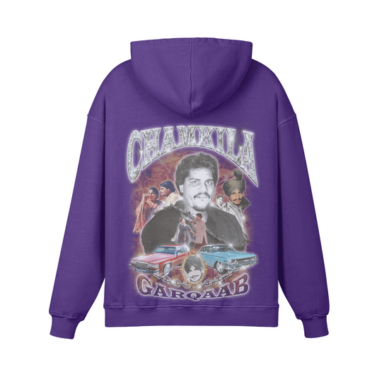 Chamkila Vintage Oversized Hoodie Purple Haze