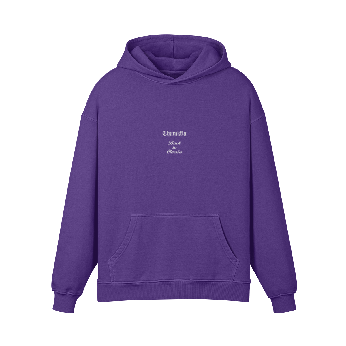 Chamkila Vintage Oversized Hoodie Purple Haze