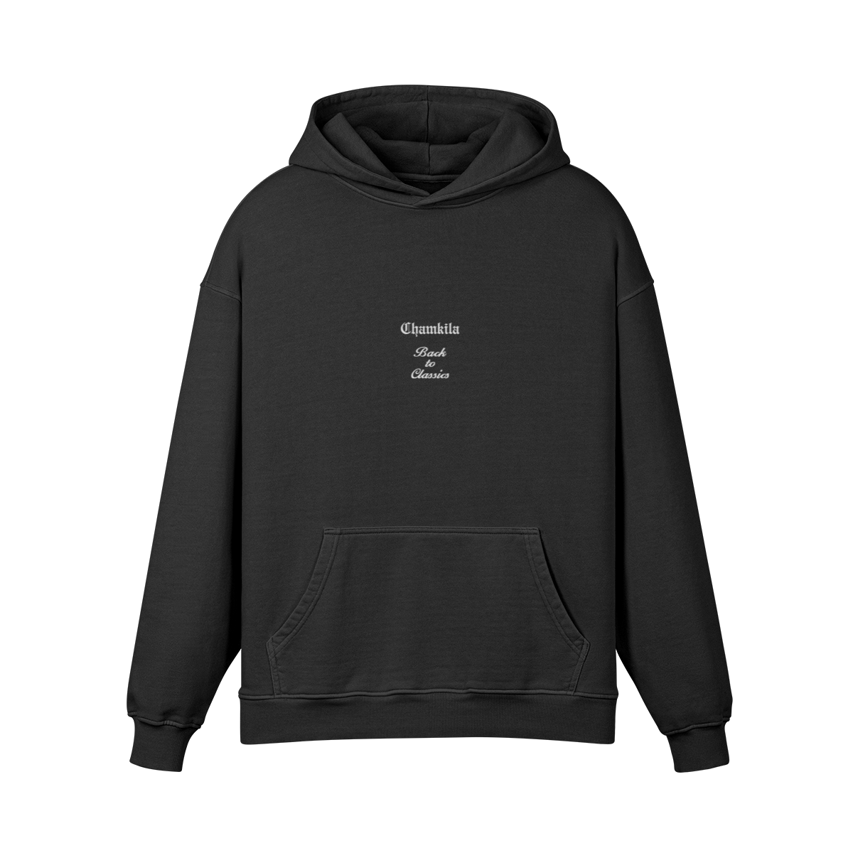 Chamkila Vintage Oversized Hoodie Black