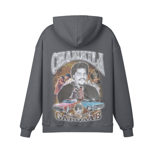 Chamkila Vintage Oversized Hoodie Carbon Grey