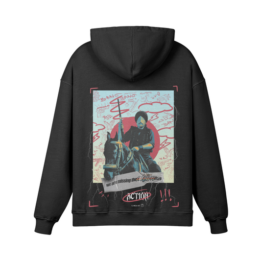 Jeona Morh Oversized Hoodie Black