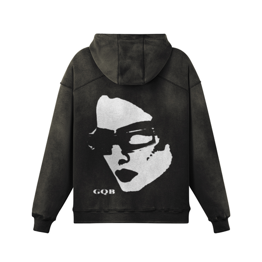 Rekha Oversized Hoodie Faded Black